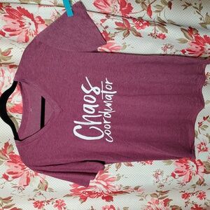 Chaos Coordinator V-Neck T-Shirt Medium